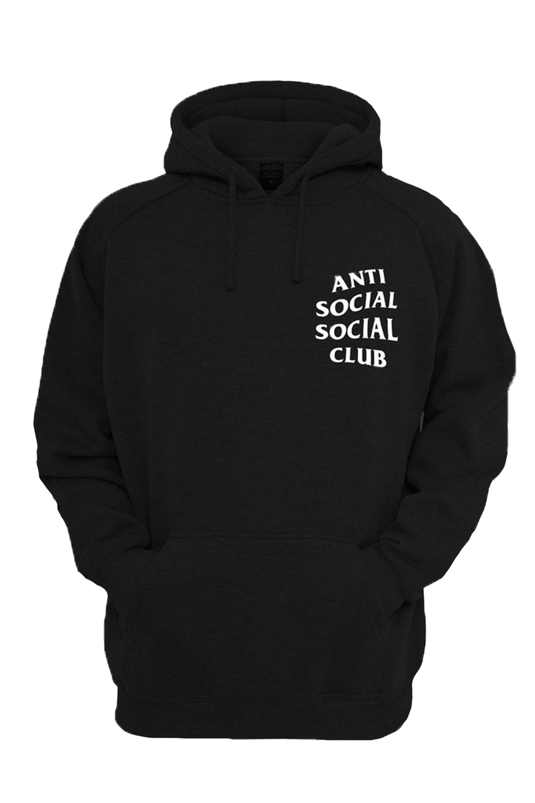 Trendiz Anti Social Club Hoodie Siyah 111203