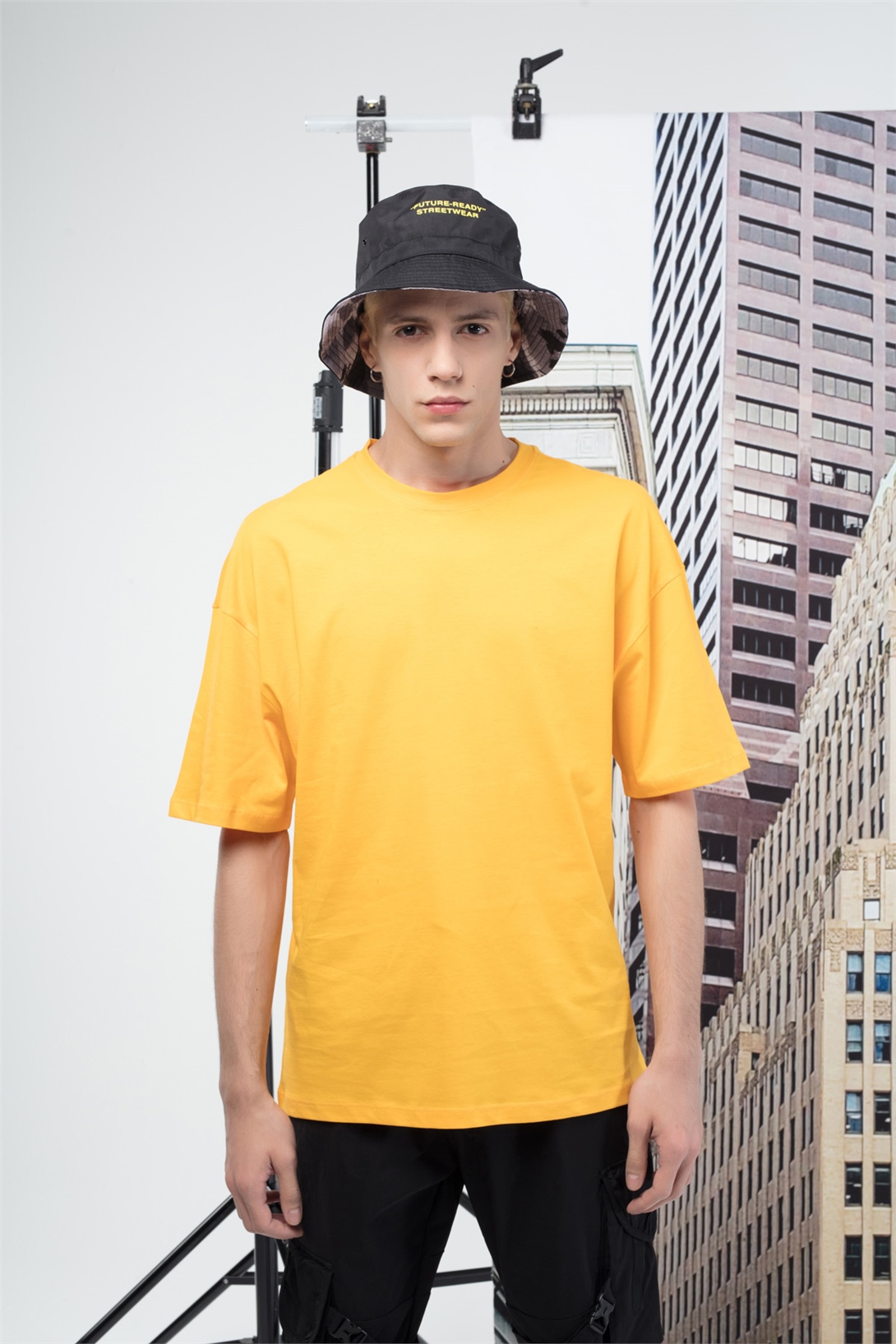 Trendiz Basic Erkek Tshirt Sarı