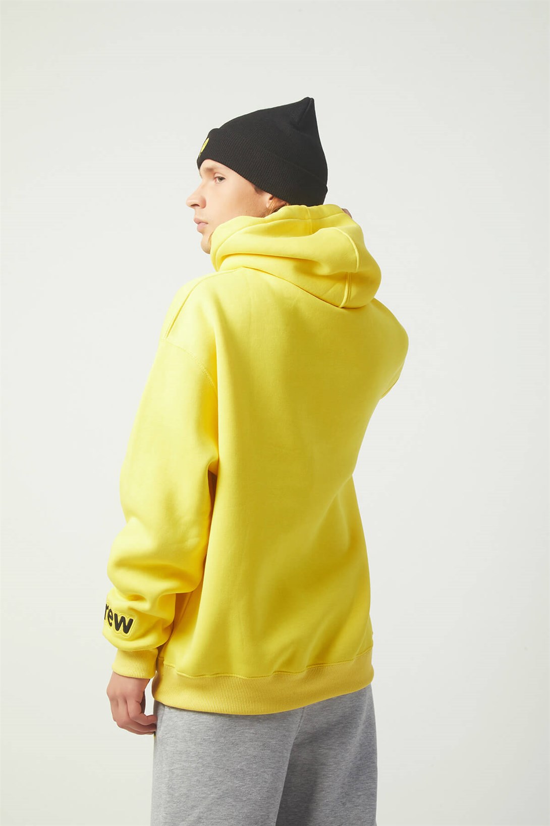 Trendiz Drew Oversıze Sweatshirt Sarı TR30005