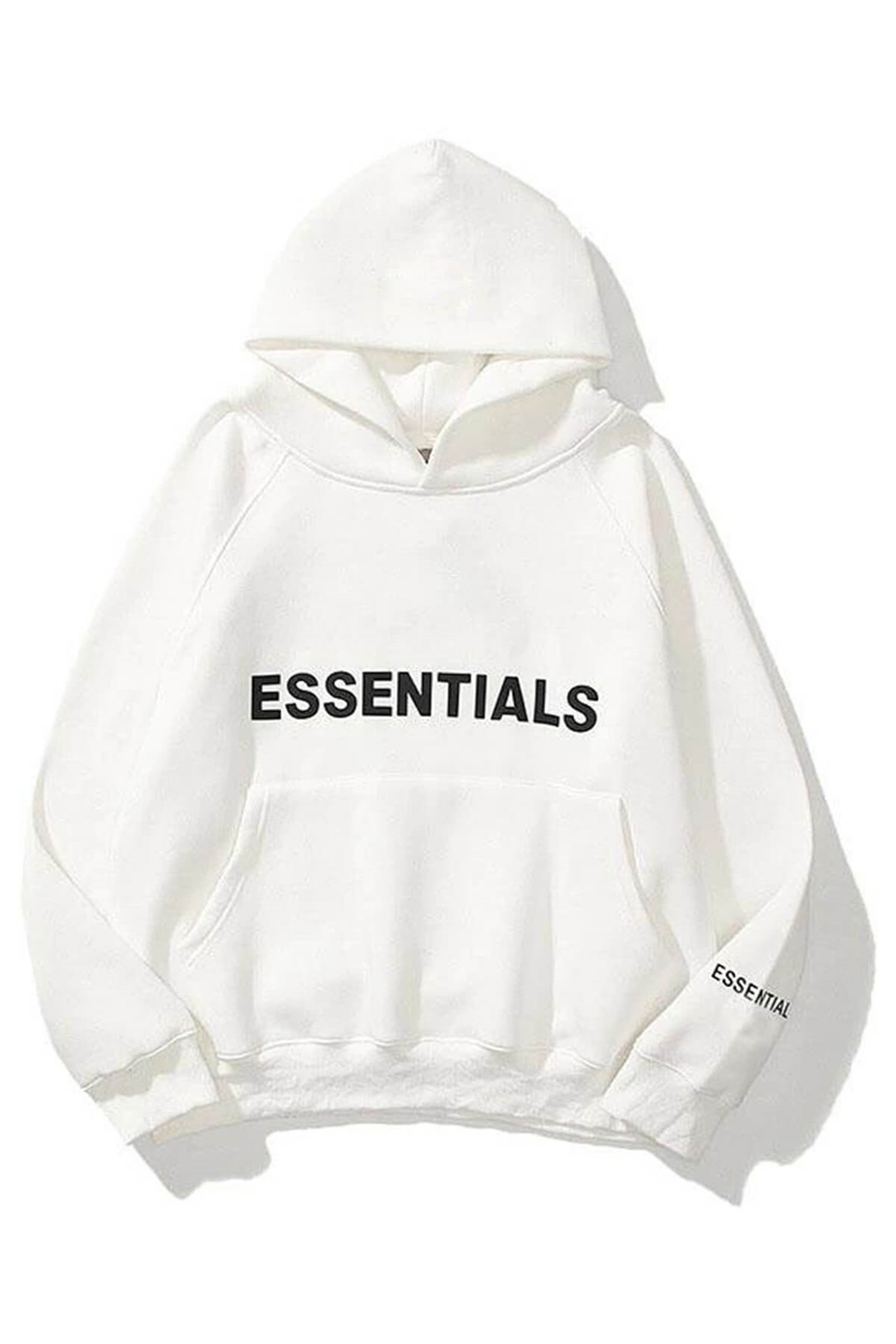 Trendiz Erkek Beyaz Essentials Sweatshirt
