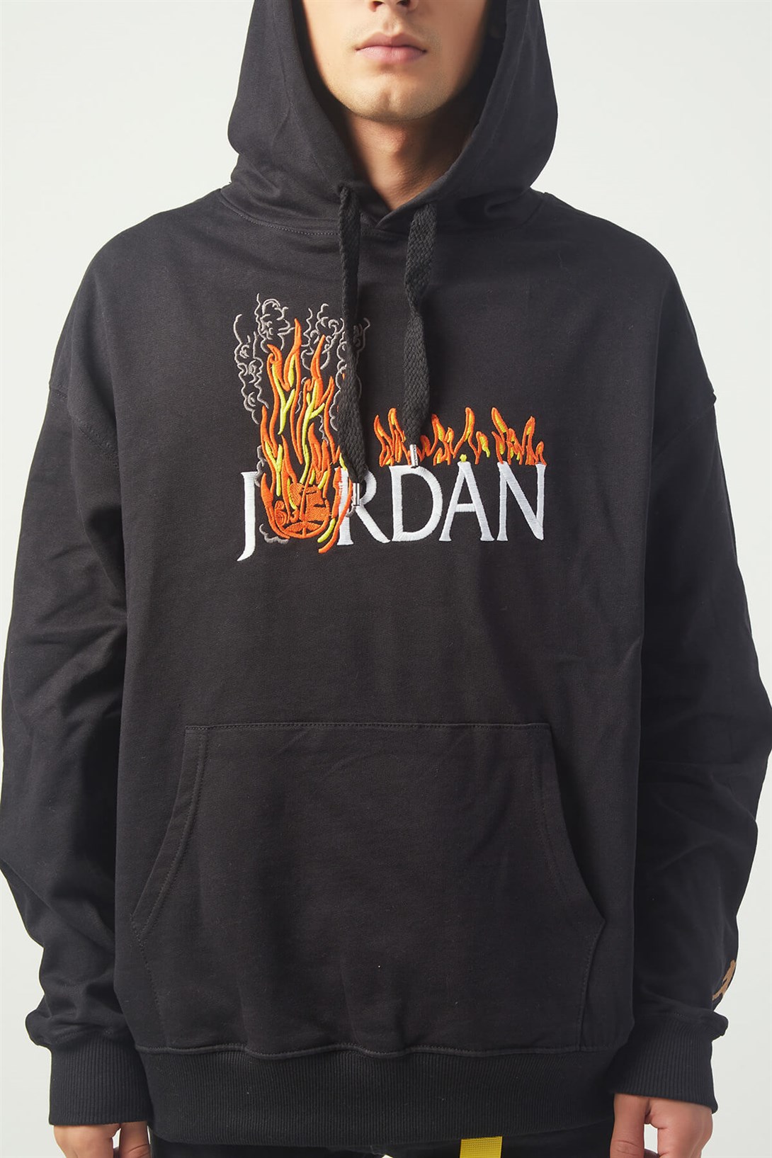 Trendiz jordan Oversıze Sweatshirt Siyah TR30014