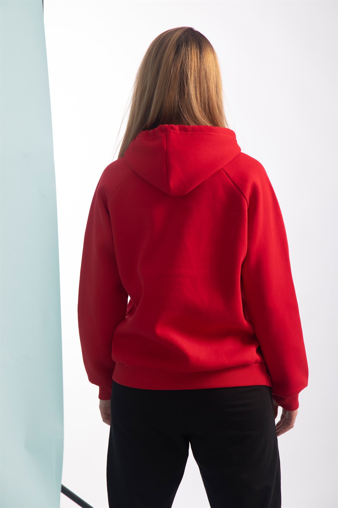 Trendiz Kadın Basic Sweatshirt Kırmızı