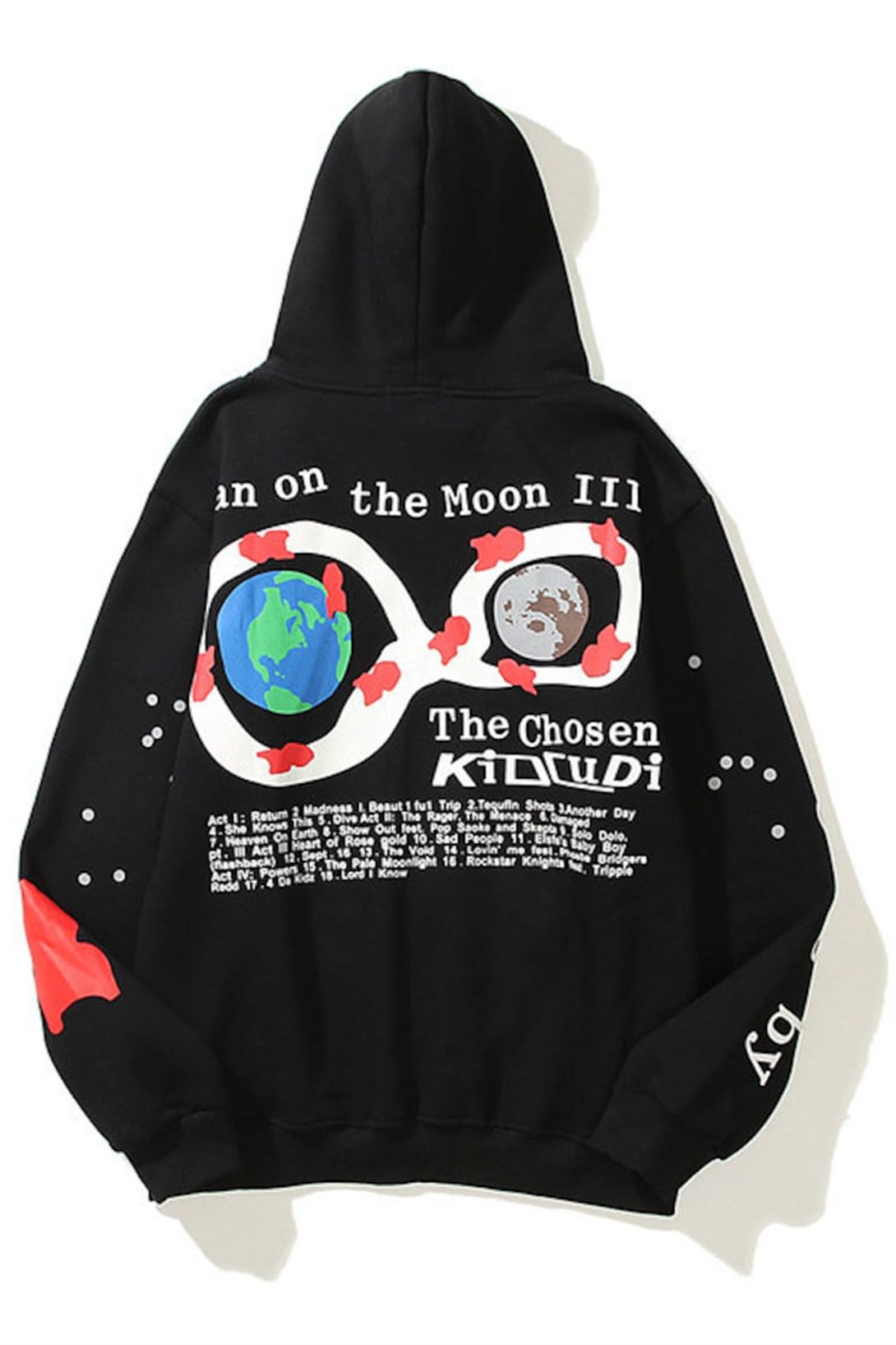 Trendiz Kid Cudi Man of The Moon 3 Siyah Unisex Sweatshirt