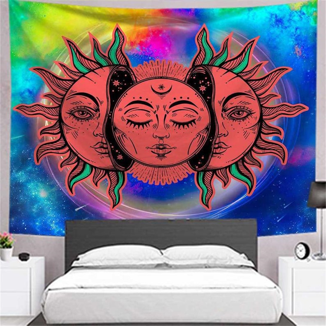 Trendiz Renkler Sun and Moon Duvar Halısı 150x100 W20033