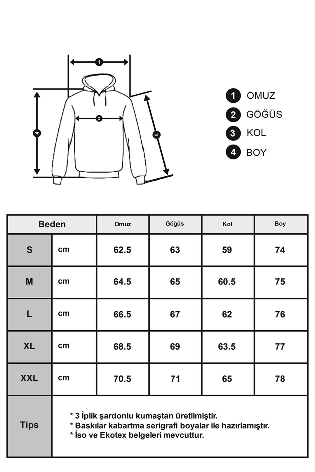 Trendiz Unisex Antrasit Essentials Sweatshirt