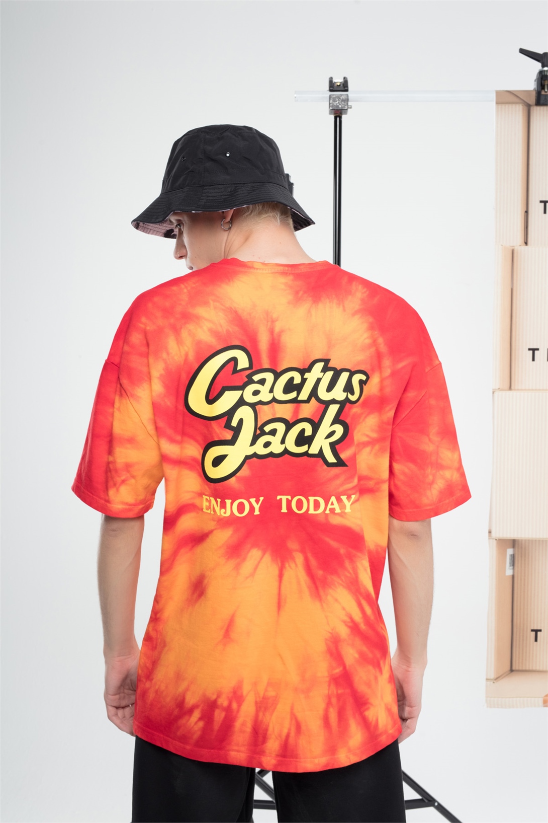 Trendiz Unisex Batik Cactusjack Tshirt Turuncu