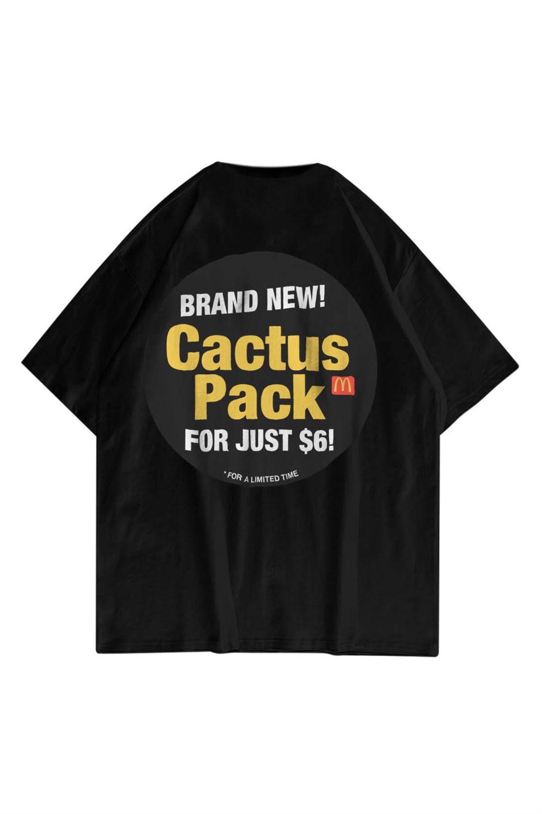 Trendiz Unisex Cactus Pack Siyah Tshirt
