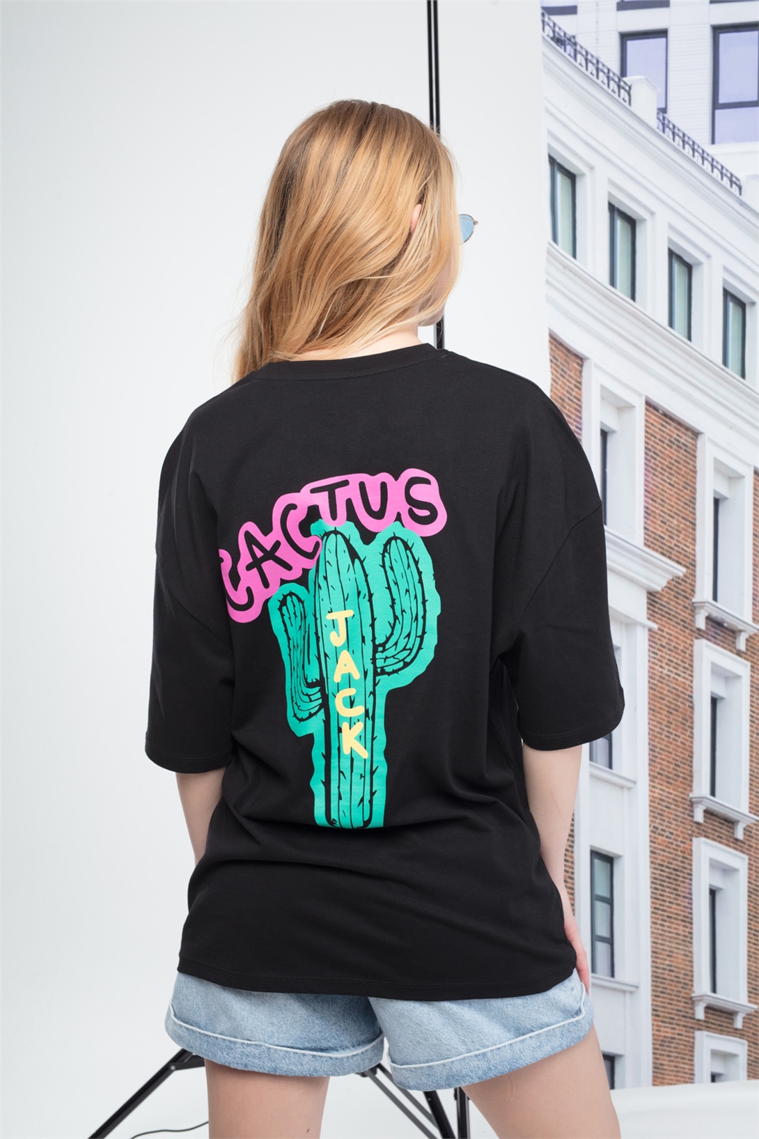Trendiz Unisex Cactusjack Tshirt Siyah