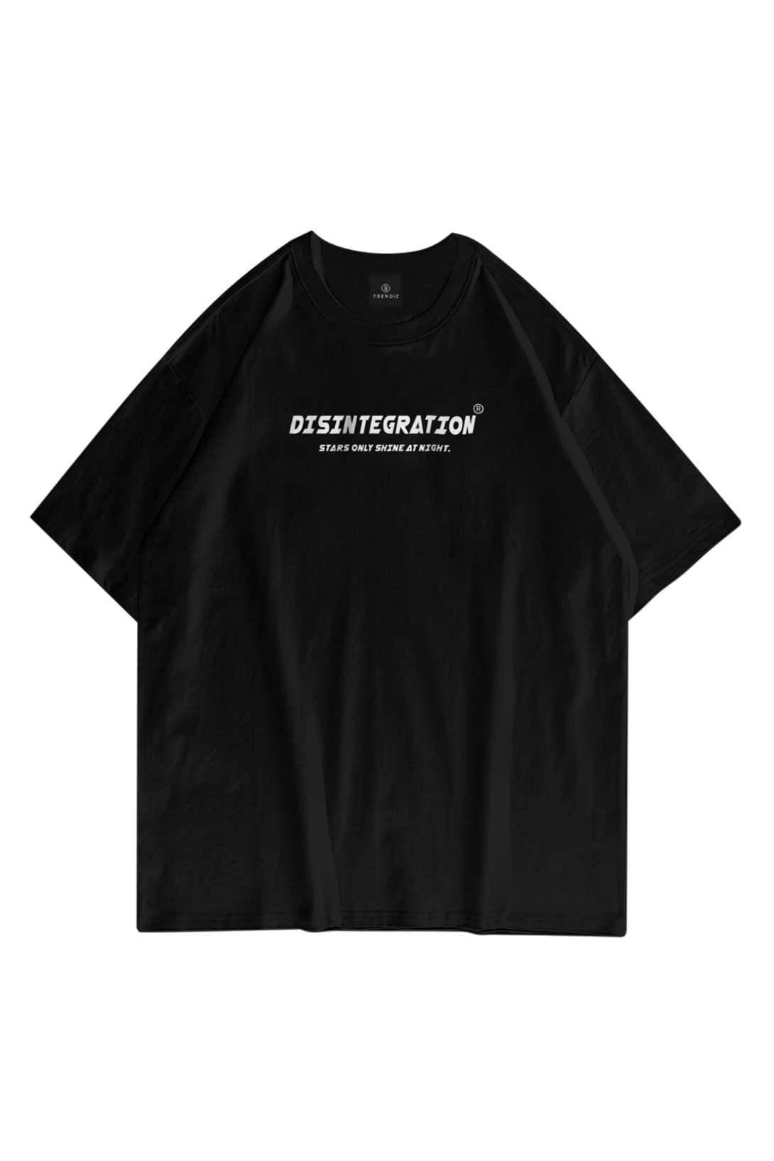 Trendiz Unisex Disintegration Siyah Tshirt