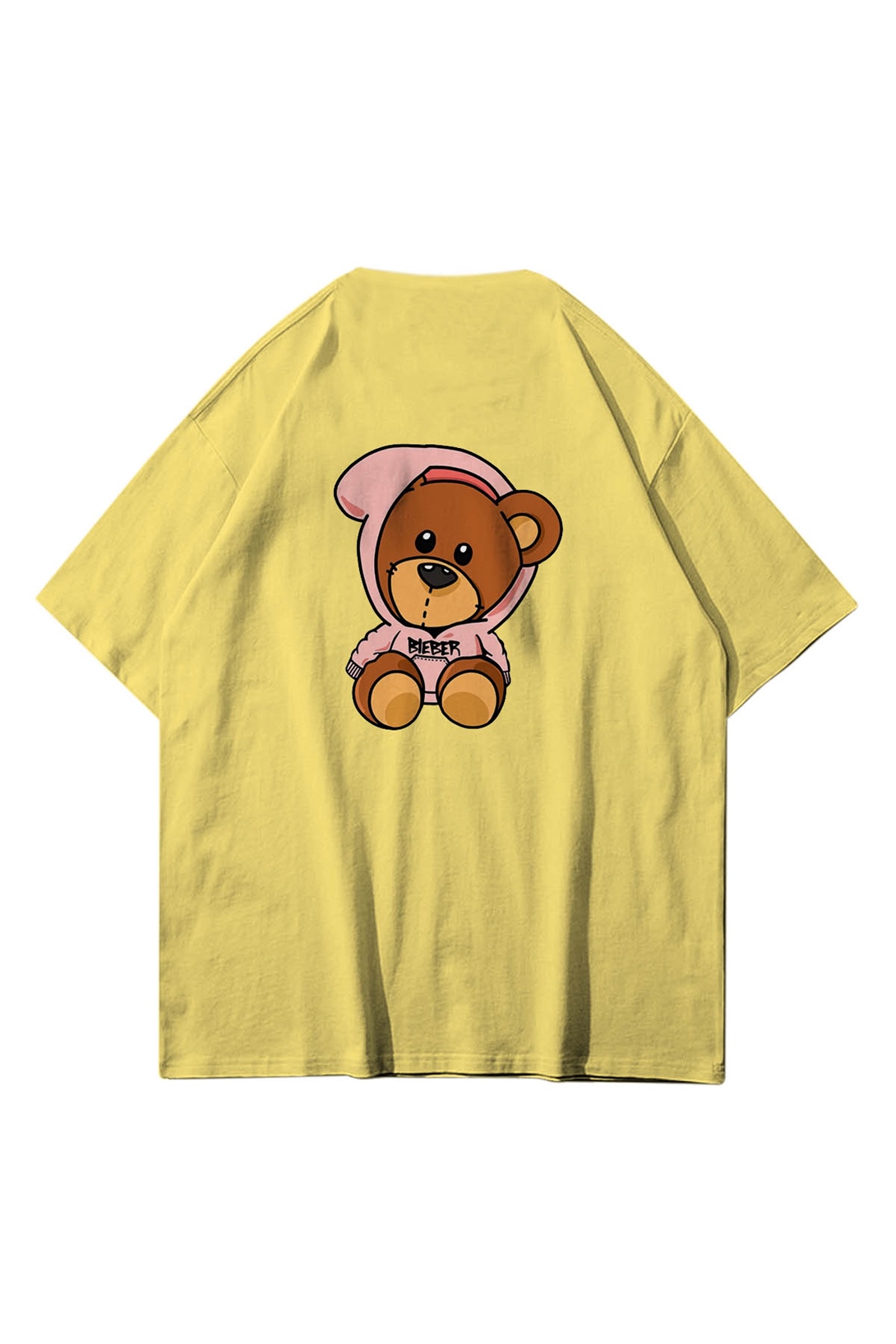 Trendiz Unisex Drew Bear Sarı Tshirt