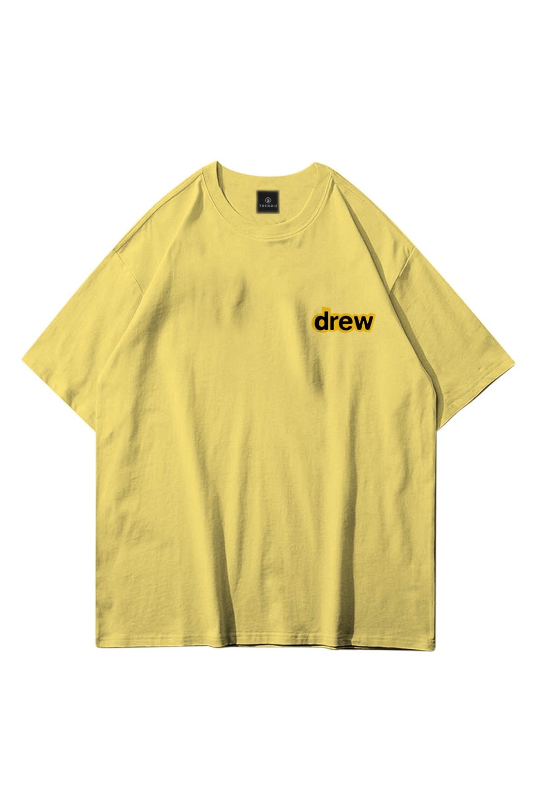 Trendiz Unisex Drew Bear Sarı Tshirt
