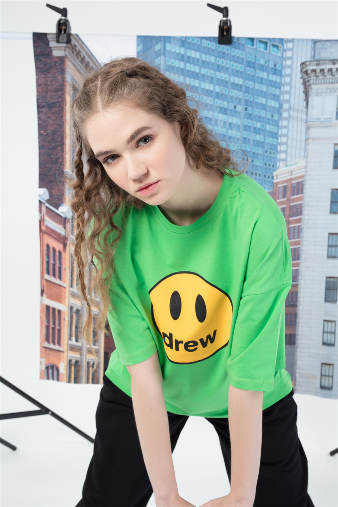 Trendiz Unisex Drew Tshirt Yeşil