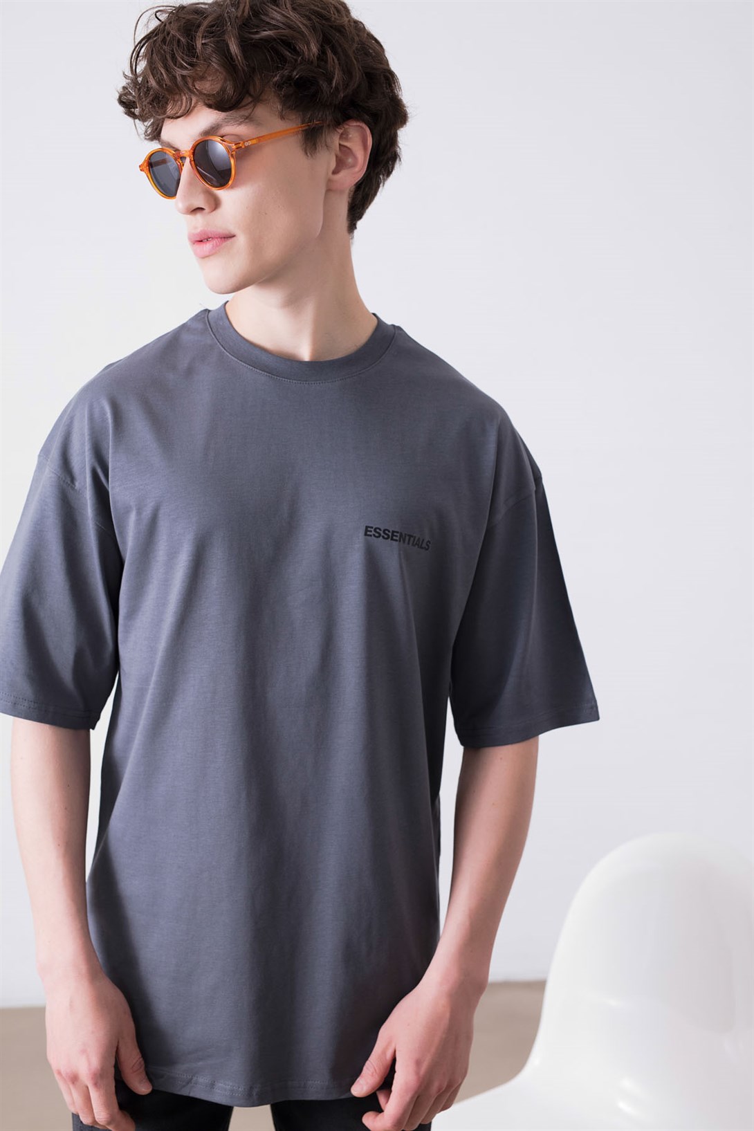 Trendiz Unisex Essentials 303 Antrasit Tshirt
