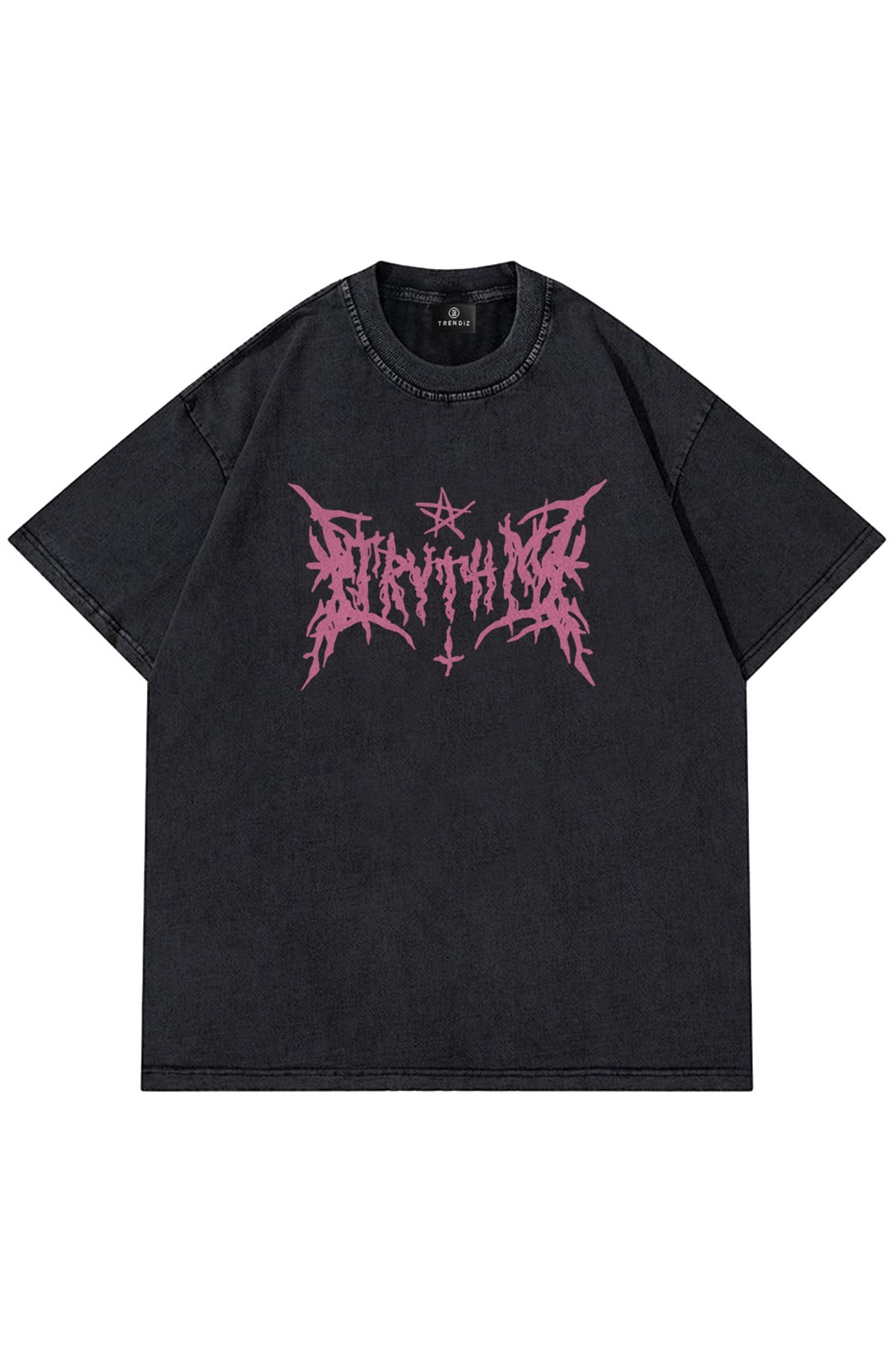 Trendiz Unisex Gothic Harajuku Antrasit Tshirt