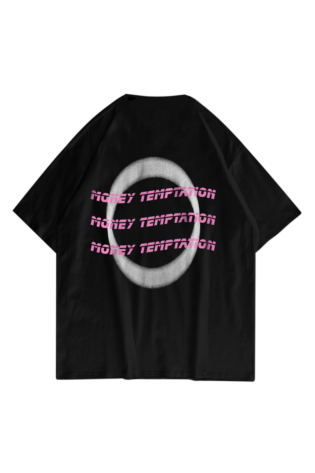 Trendiz Unisex Money Temptation Siyah Tshirt