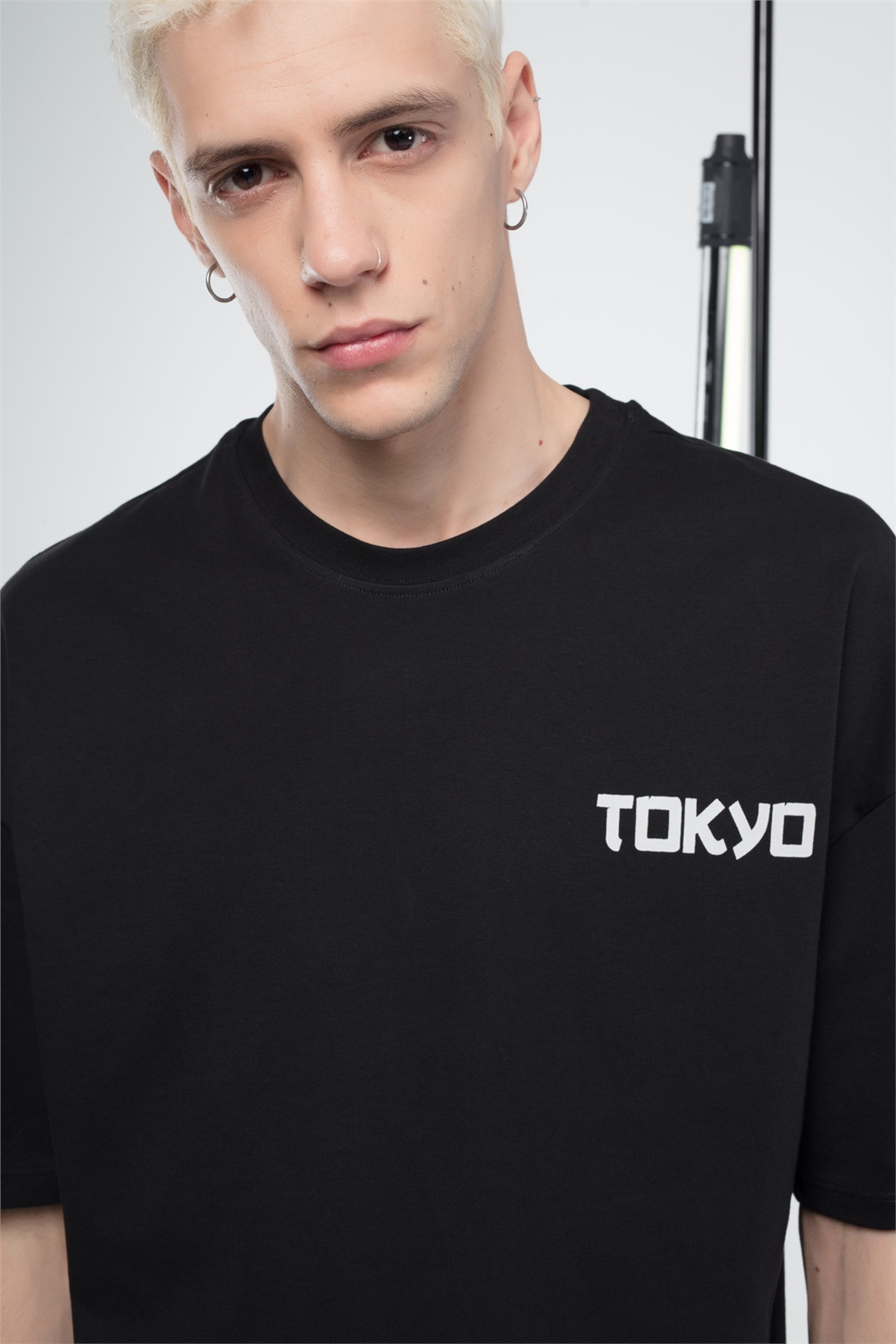 Trendiz Unisex Tokyo Tshirt Siyah
