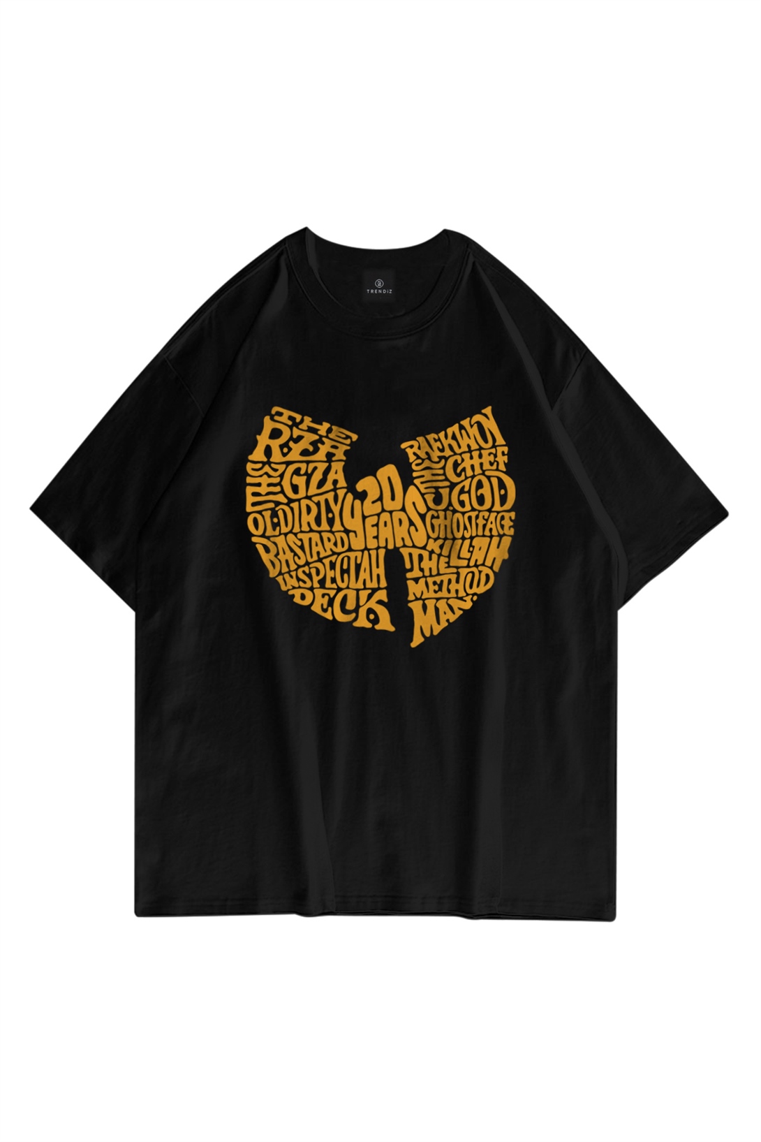 Trendiz Unisex Wu-Tang Clan 20 Years Siyah Tshirt