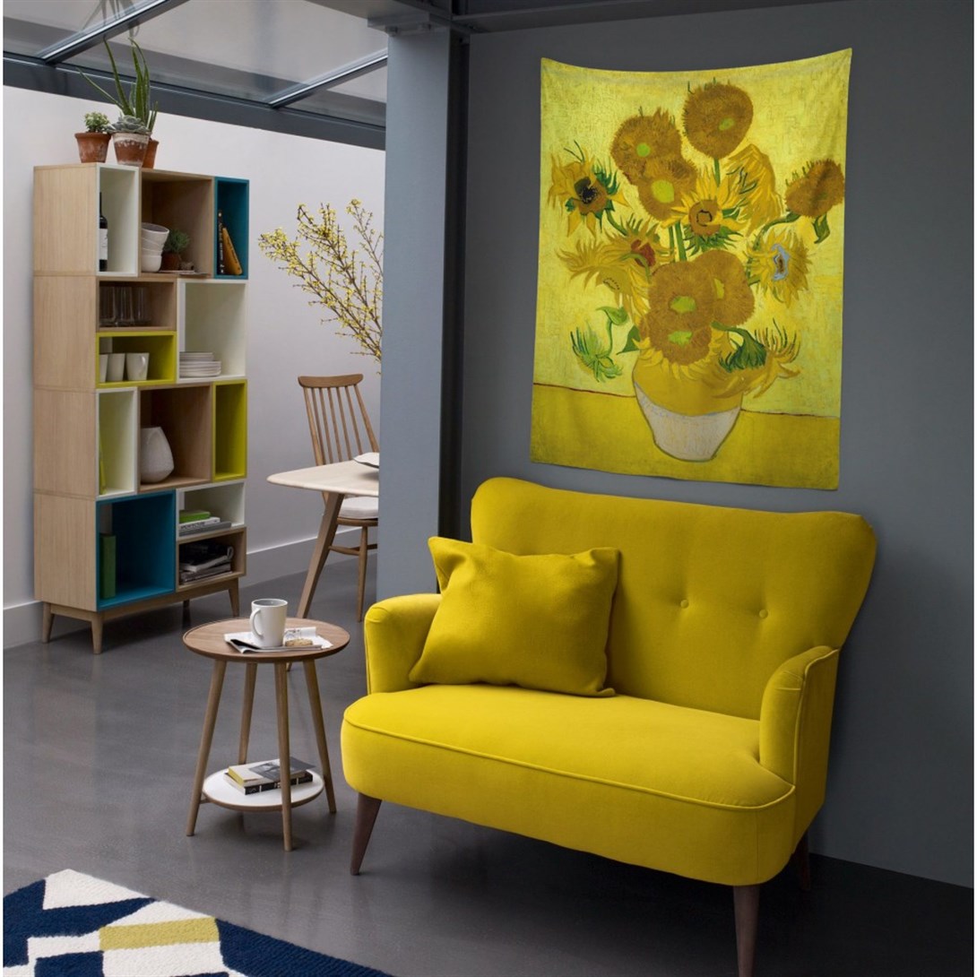 Trendiz Wincet Sarı Duvar Halısı 75x75 W10015
