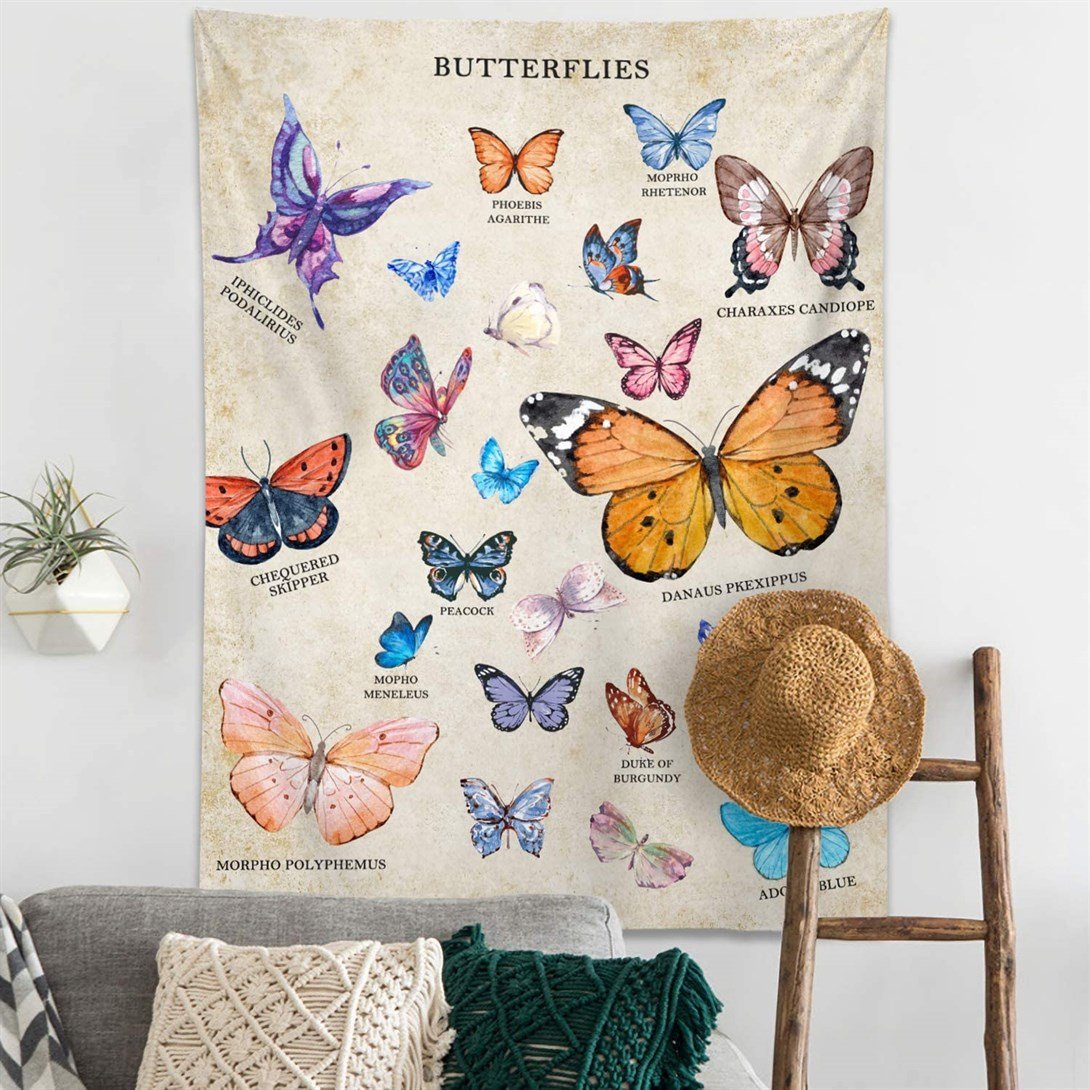 Trendiz Butterfly Duvar Halısı
