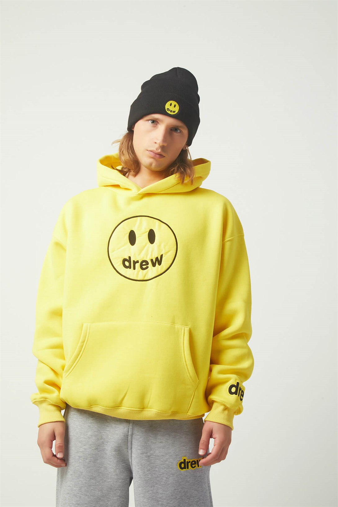 Trendiz Drew Oversıze Sweatshirt Sarı TR30005