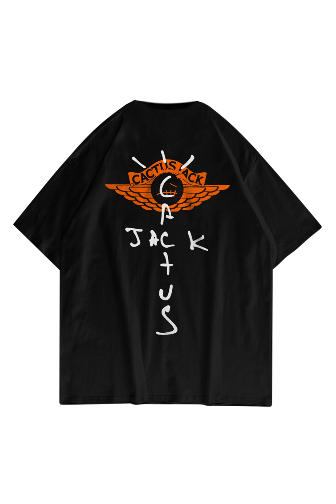Trendiz Unisex Cactus Jack 101 Siyah Tshirt
