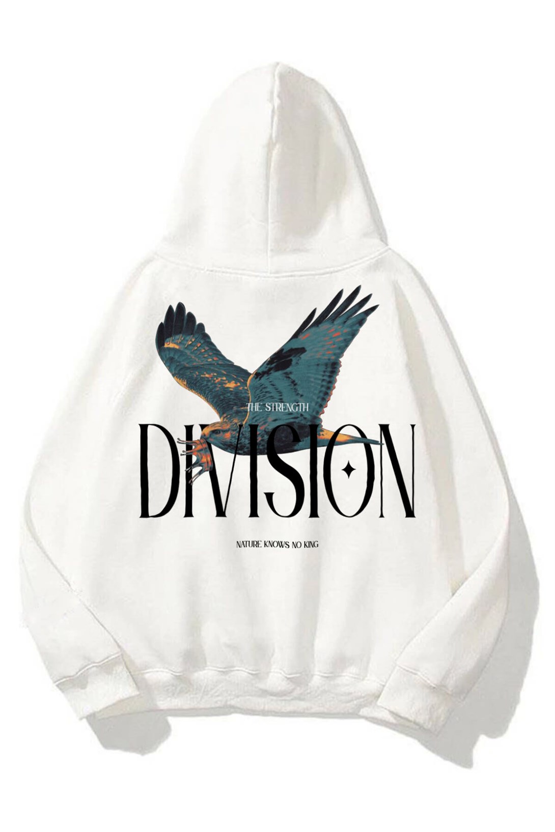 Trendiz Unisex Division Sweatshirt Beyaz