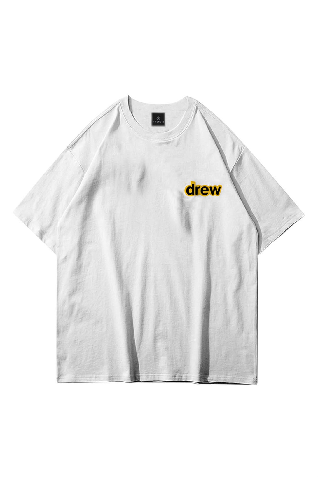 Trendiz Unisex Drew Bear Beyaz Tshirt