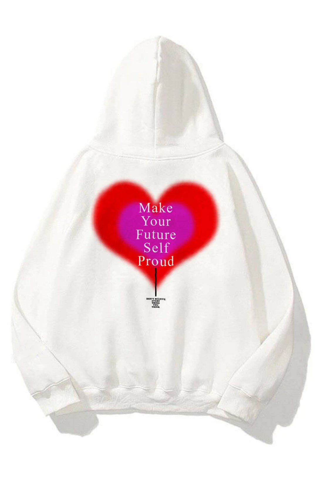 Trendiz Unisex Make Your Future Sweatshirt Beyaz